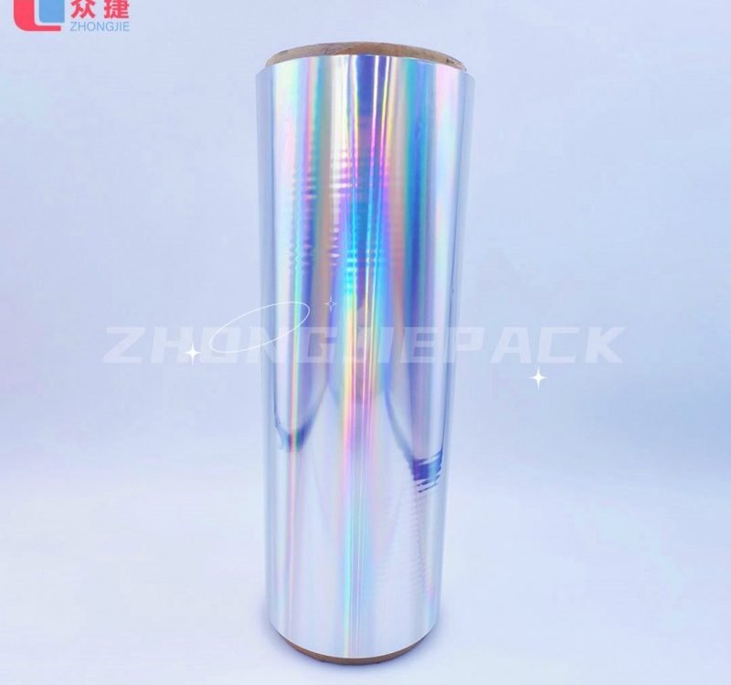 ID card seamless metalized pet holographic film