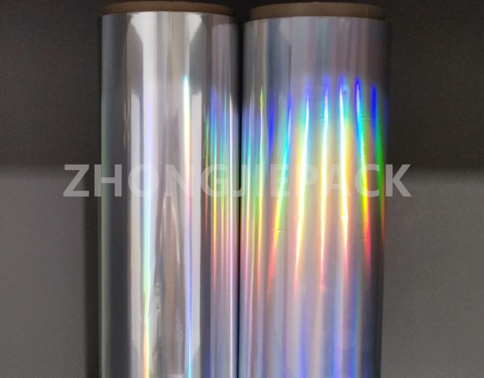 seamless rainbow lamination transfer holographic film