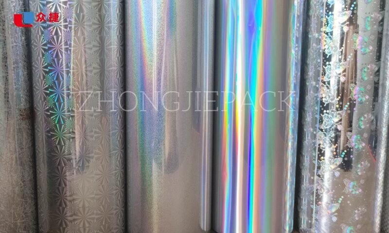 self-adhesive seamless pet holographic film