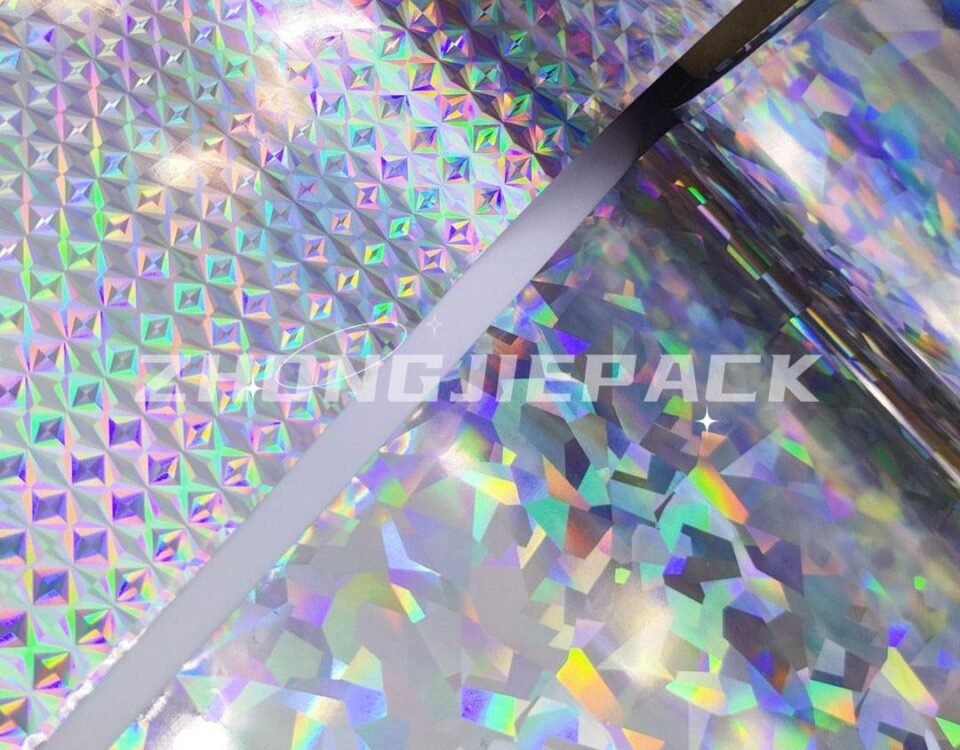 what is pet holographic film lamination transfer
